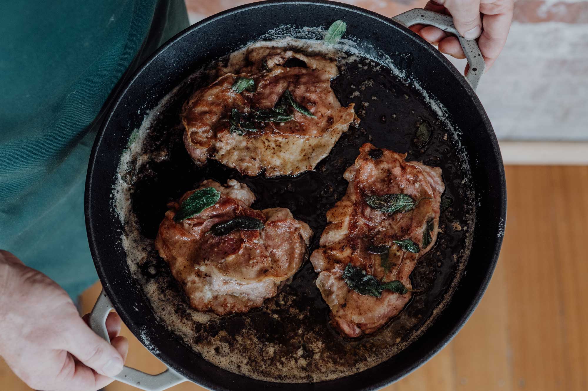 Pork Saltimbocca
