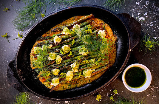 ASPARAGUS VEGAN TART