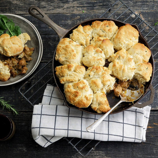 CHICKEN PIE WITH HERBED DUMPLINGS