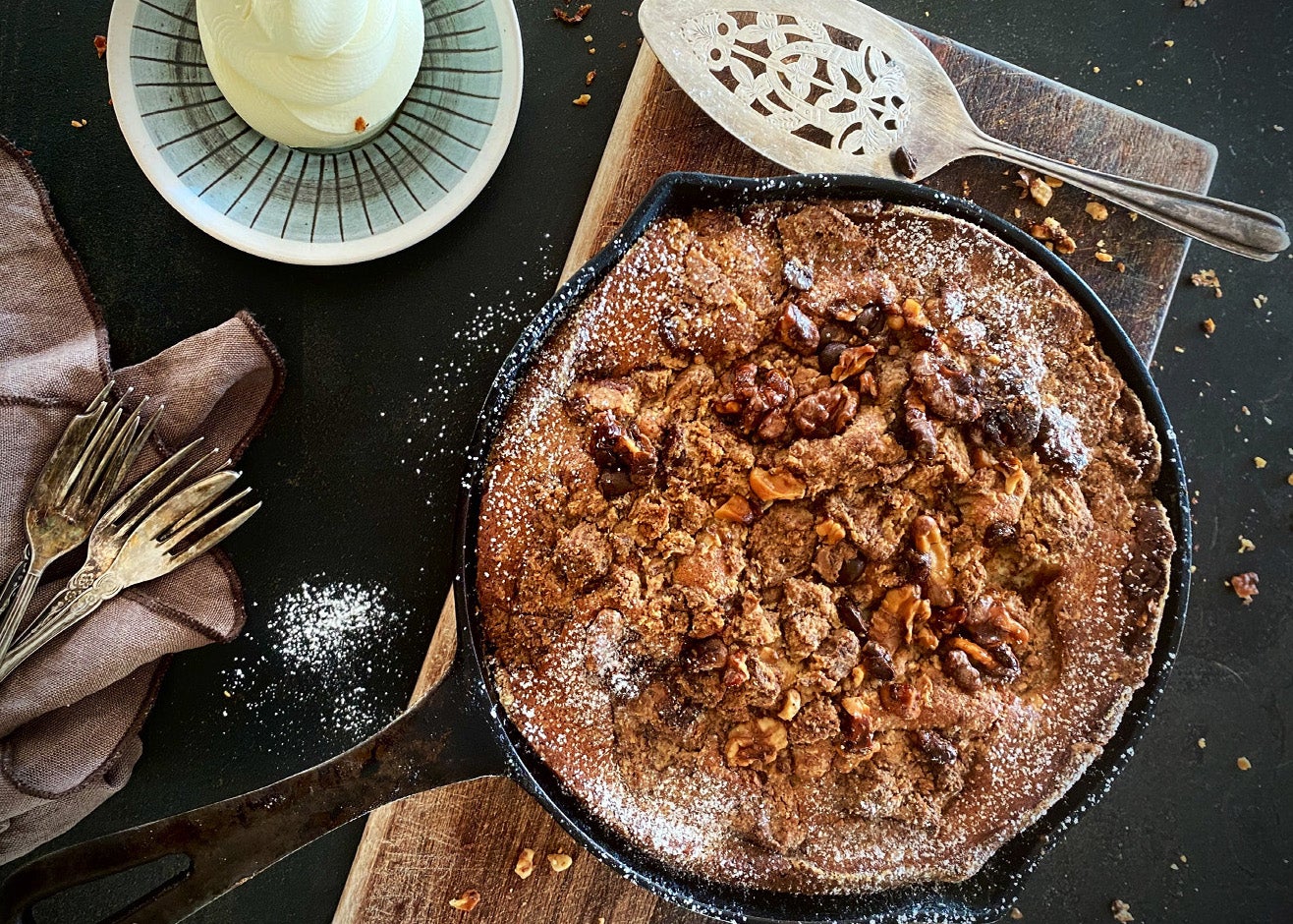Supremely Good Coffee Walnut and Halva Cake