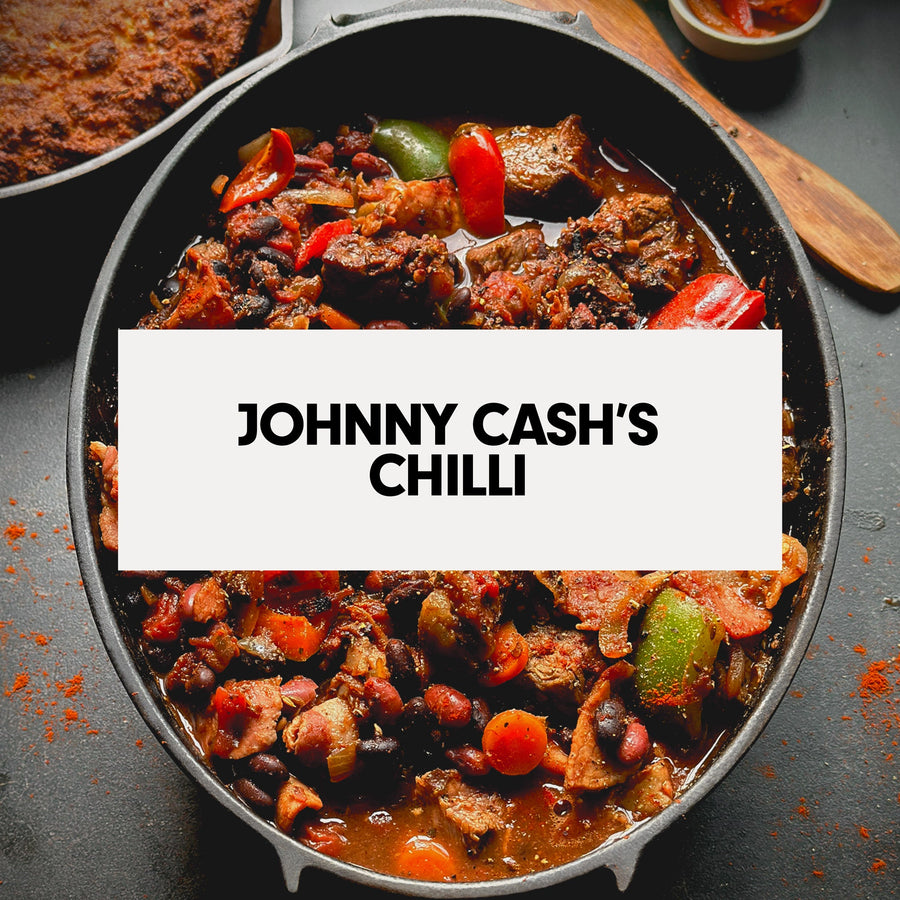 Johnny Cash's Heirloom Recipe "Old Iron Pot Chilli"