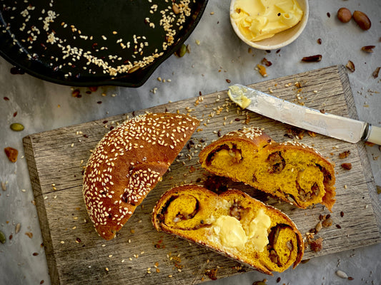 Fix & Fogg Everything Butter Pumpkin Brioche Swirl