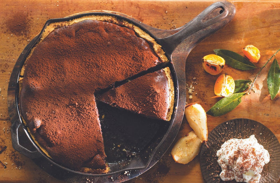 Pear Mandarin and Chocolate Queen of Tarts
