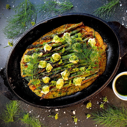 ASPARAGUS VEGAN TART