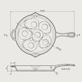 Load image into Gallery viewer, Father’s Day Burger Set by Ironclad Co. Handcrafted Legacy Pan & Burger Press

