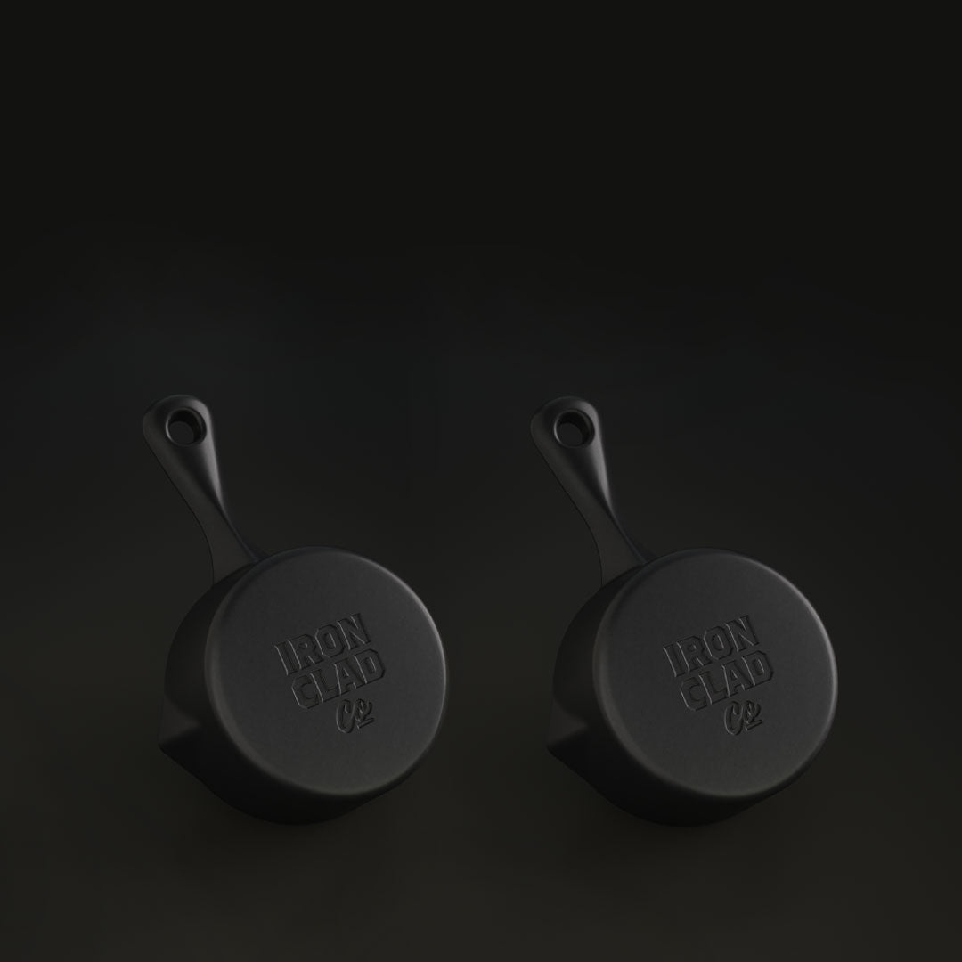 10cm Enamel Ironclad Junior Twin Set