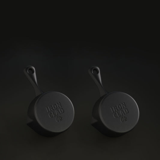 10cm Enamel Ironclad Junior Twin Set