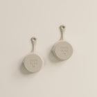 Ironclad Junior | 10cm Satin Enamel Cast Iron Twin Set | Salt Stone