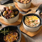 Ironclad Junior | 10cm Satin Enamel Cast Iron Twin Set | Salt Stone