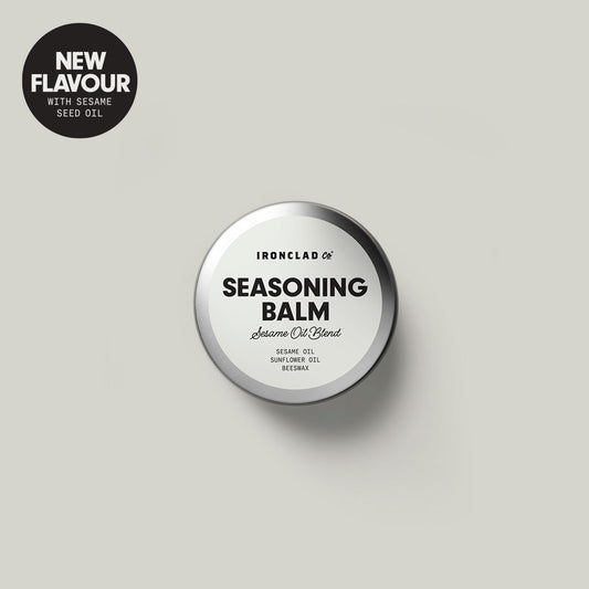 The Sesame Oil Seasoning Balm by Ironclad Co. Nourishing Cast Iron Treatment
