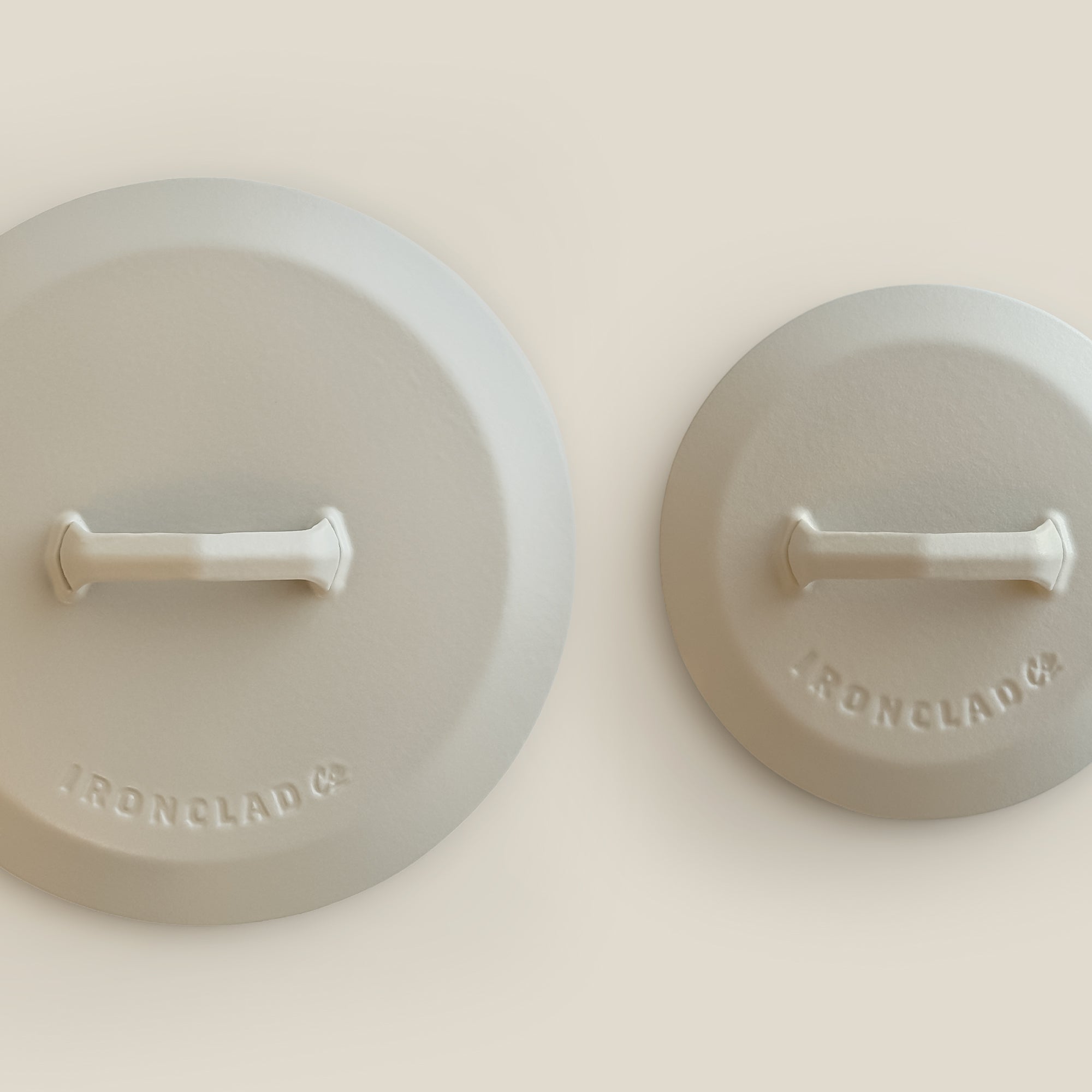 20cm & 28cm Satin Enamel Lid Duo