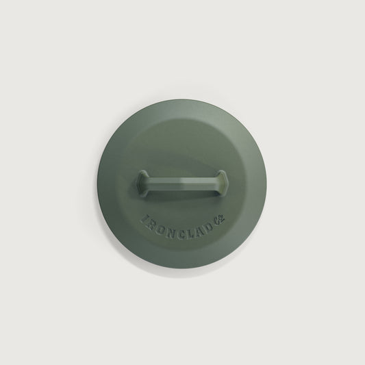 20cm Satin Enamel Lil Legacy Lid by Ironclad Co.