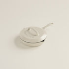 Satin Enamel Cast Iron Pan & Lid