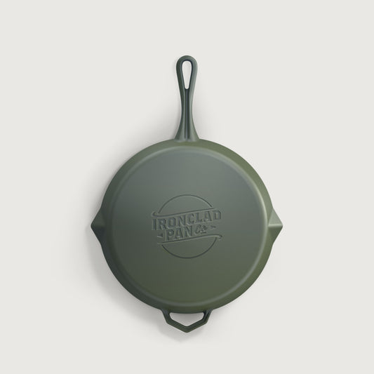 28cm Satin Enamel Legacy Pan by Ironclad Co.