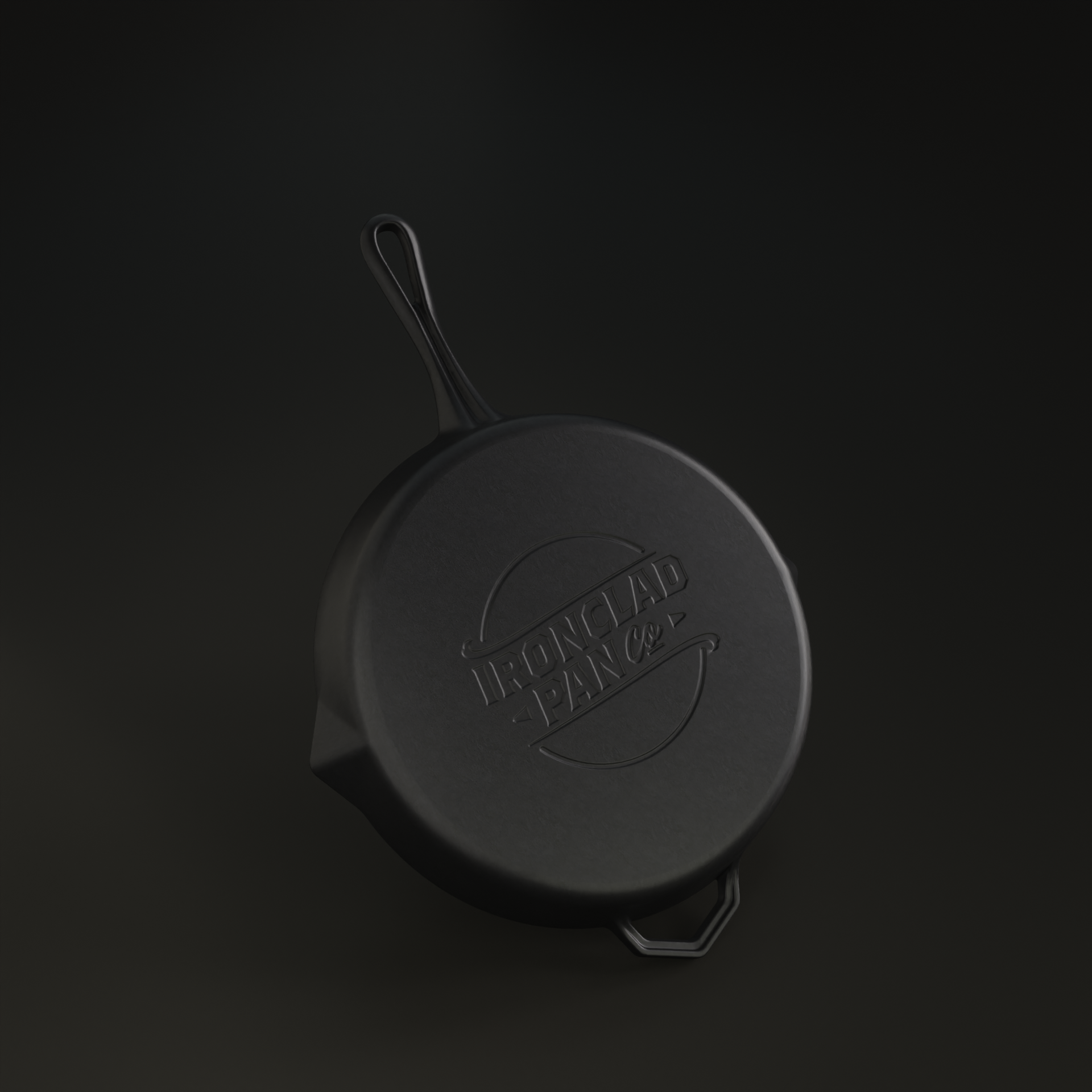 28cm Antique Black Satin Enamel Legacy Pan