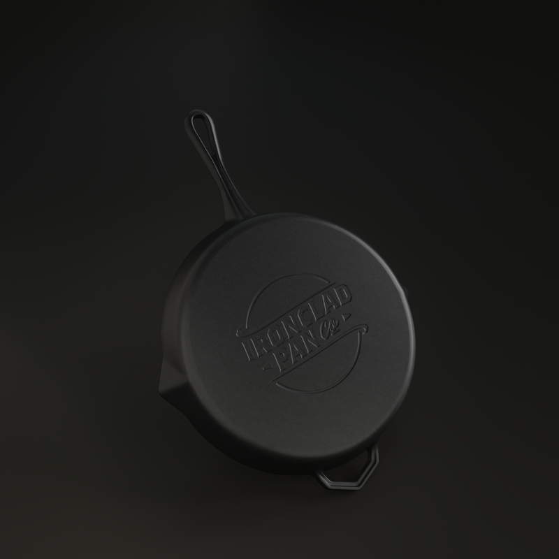 28cm Antique Black Satin Enamel Legacy Pan