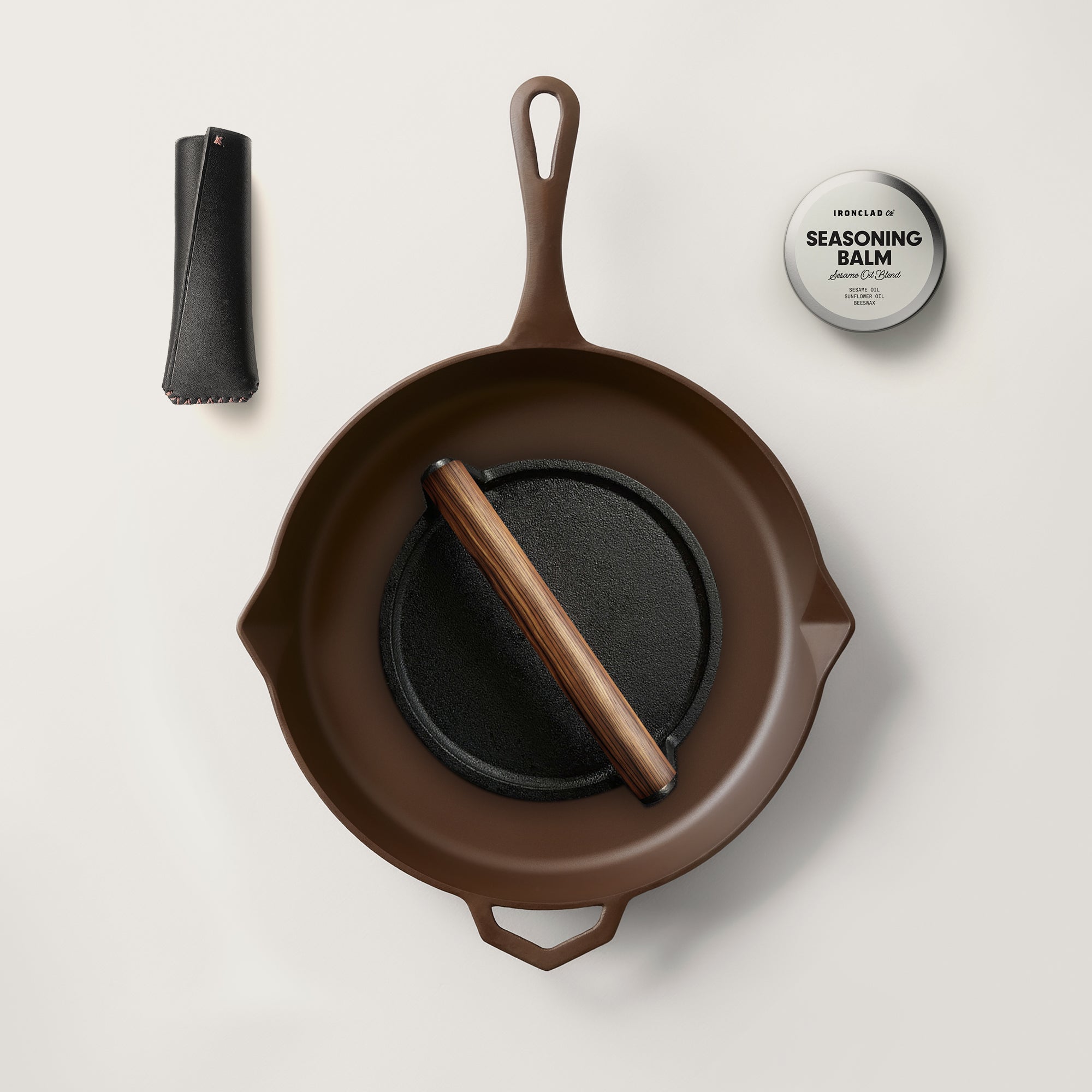 Father's Day 28cm Pure Iron Legacy Starter Kit & Burger Press