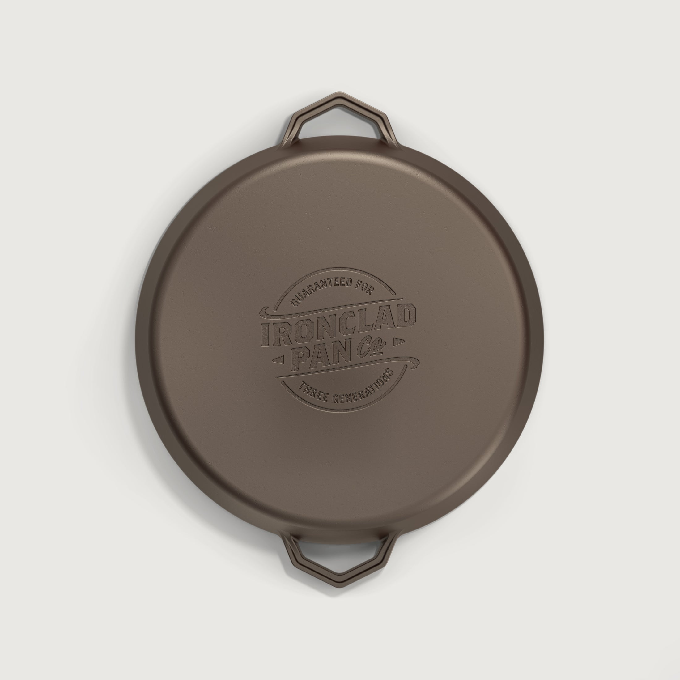 36cm Grande Legacy Pan by Ironclad Co., Handmade Cast Iron Skillet