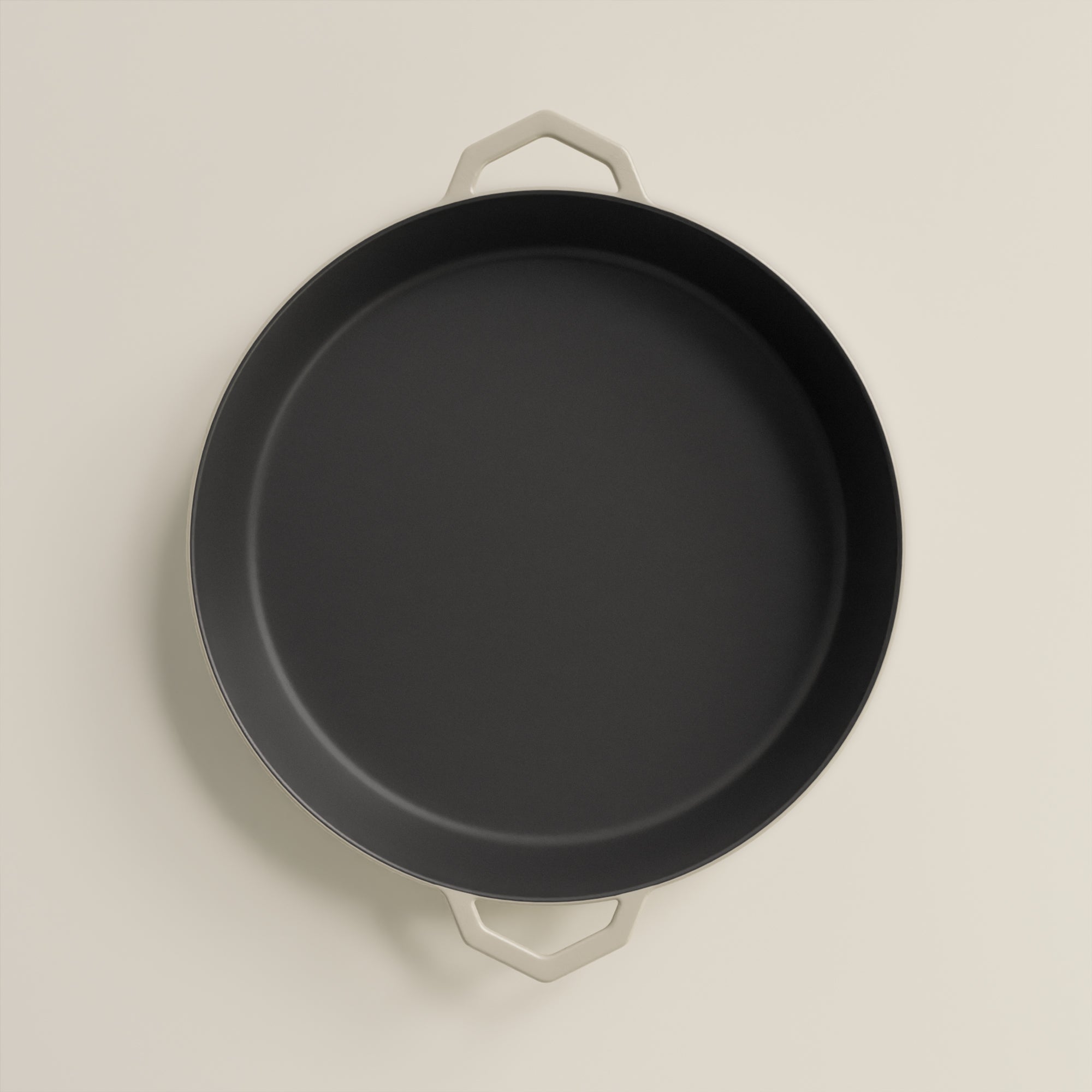 Grande Legacy Pan | 36cm Satin Enamel Cast Iron | Salt Stone