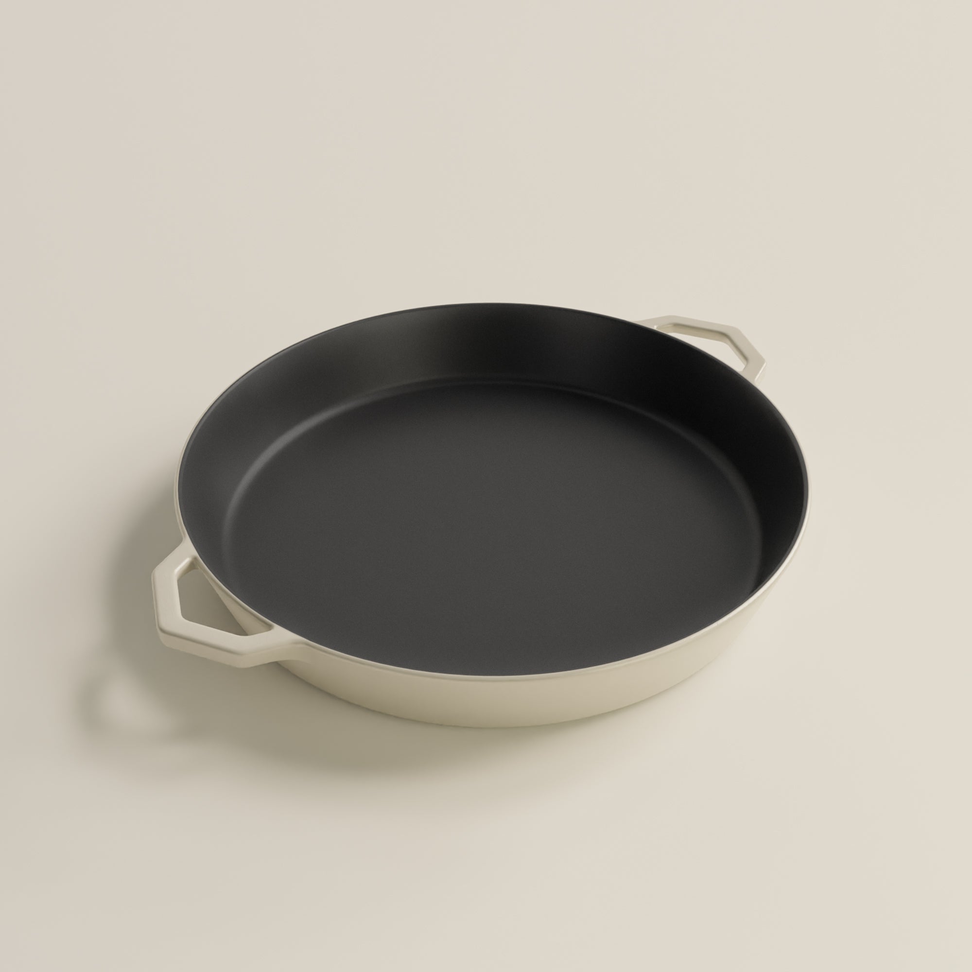 Grande Legacy Pan | 36cm Satin Enamel Cast Iron | Salt Stone