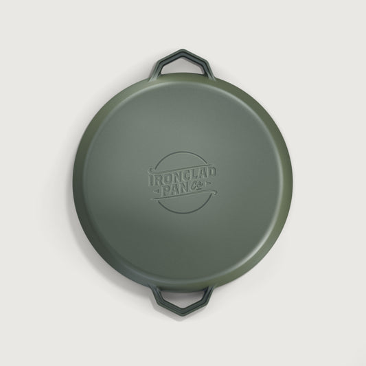 36cm Satin Enamel Grande Legacy Pan by Ironclad Co.