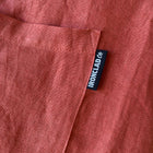 The Linen Apron. Handcrafted Coral Orange Summer Apron