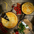 The Legacy Bundle Handcrafted 28cm and 20cm Cast Iron Pans