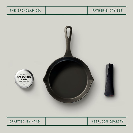 Father's Day Lil Legacy Set by Ironclad Co. 20cm Lil Legacy Pan, Balm & Pan Snug