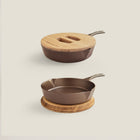 Carbonised Bamboo Serving Lid