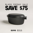 4.5L Antique Black Satin Enamel Old Dutch