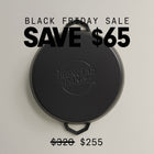 36cm Antique Black Satin Enamel Grande Legacy Pan
