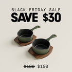 10cm Olive Leaf Satin Enamel Junior Twin Set