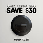 20cm Antique Black Satin Enamel Lil Legacy Lid