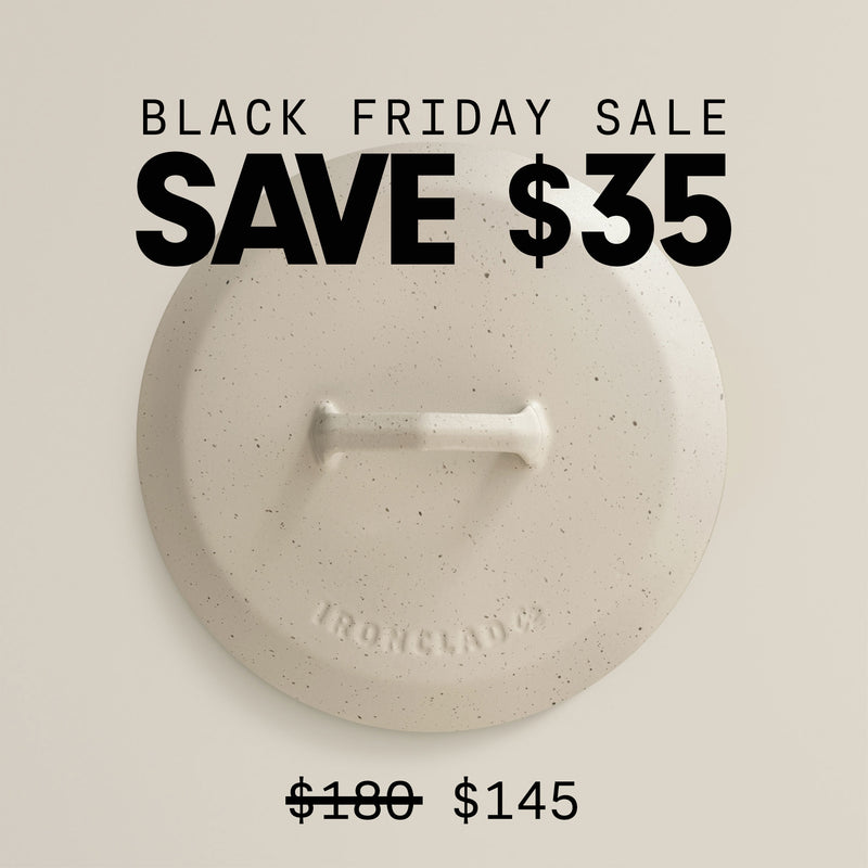 28cm Salt Stone Satin Enamel Legacy Lid