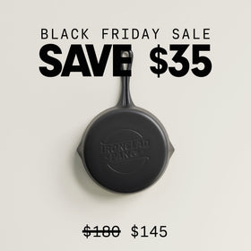 20cm Antique Black Satin Enamel Lil Legacy Pan