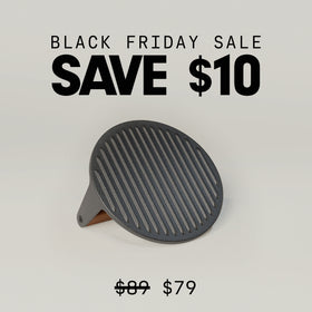 18cm Handcrafted Cast Iron Smash Burger Press