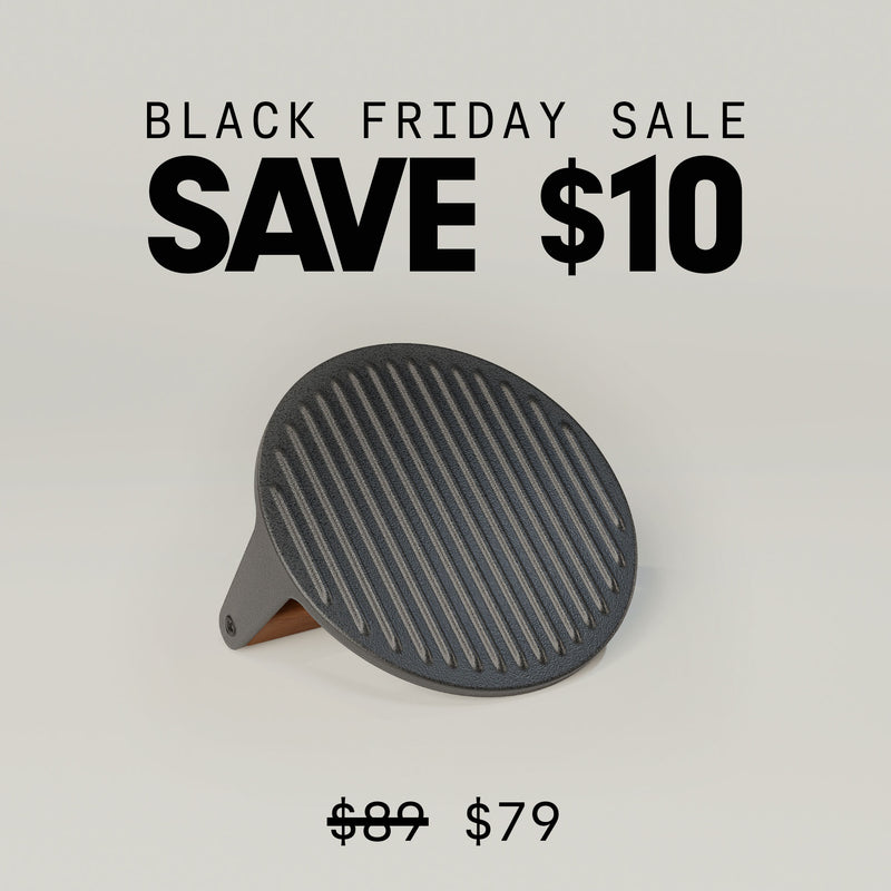 18cm Handcrafted Cast Iron Smash Burger Press