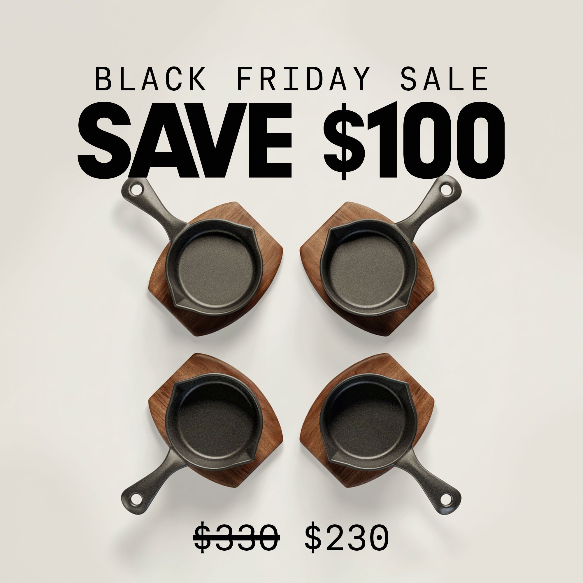 The Ironclad Jr. 10cm Seasoned Cast Iron Pan