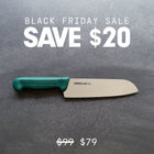 The Santoku Ghost Knife. Salvaged Ghost Net 18cm Santoku Knife