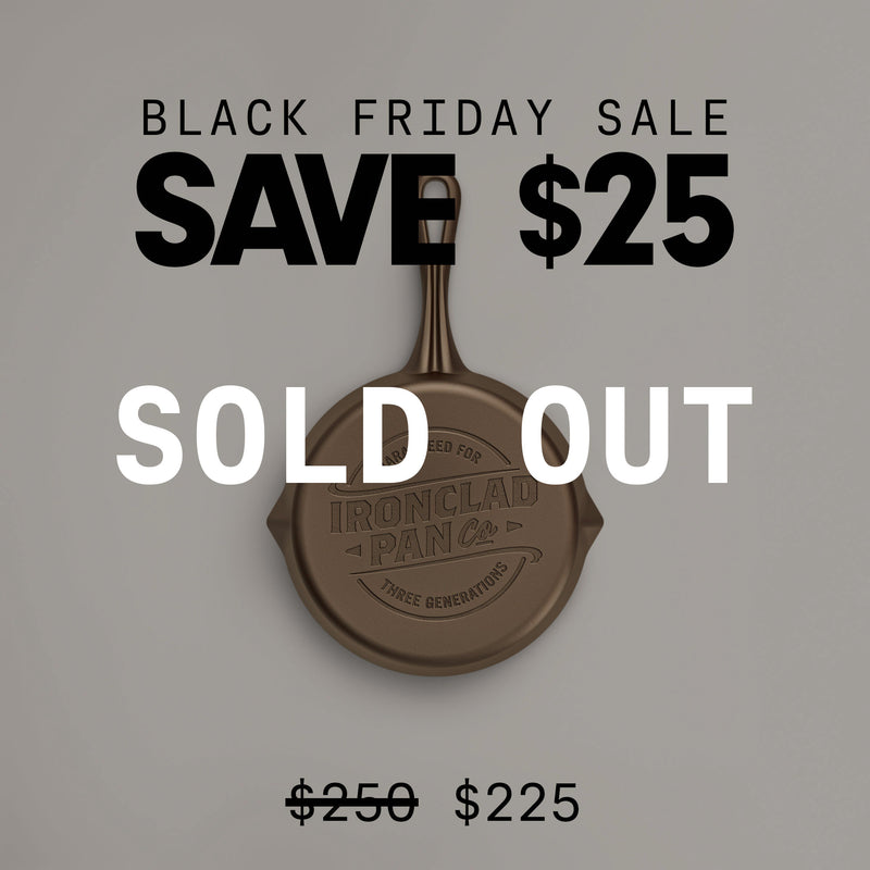 20cm Seasoned Cast Iron Lil Legacy Pan