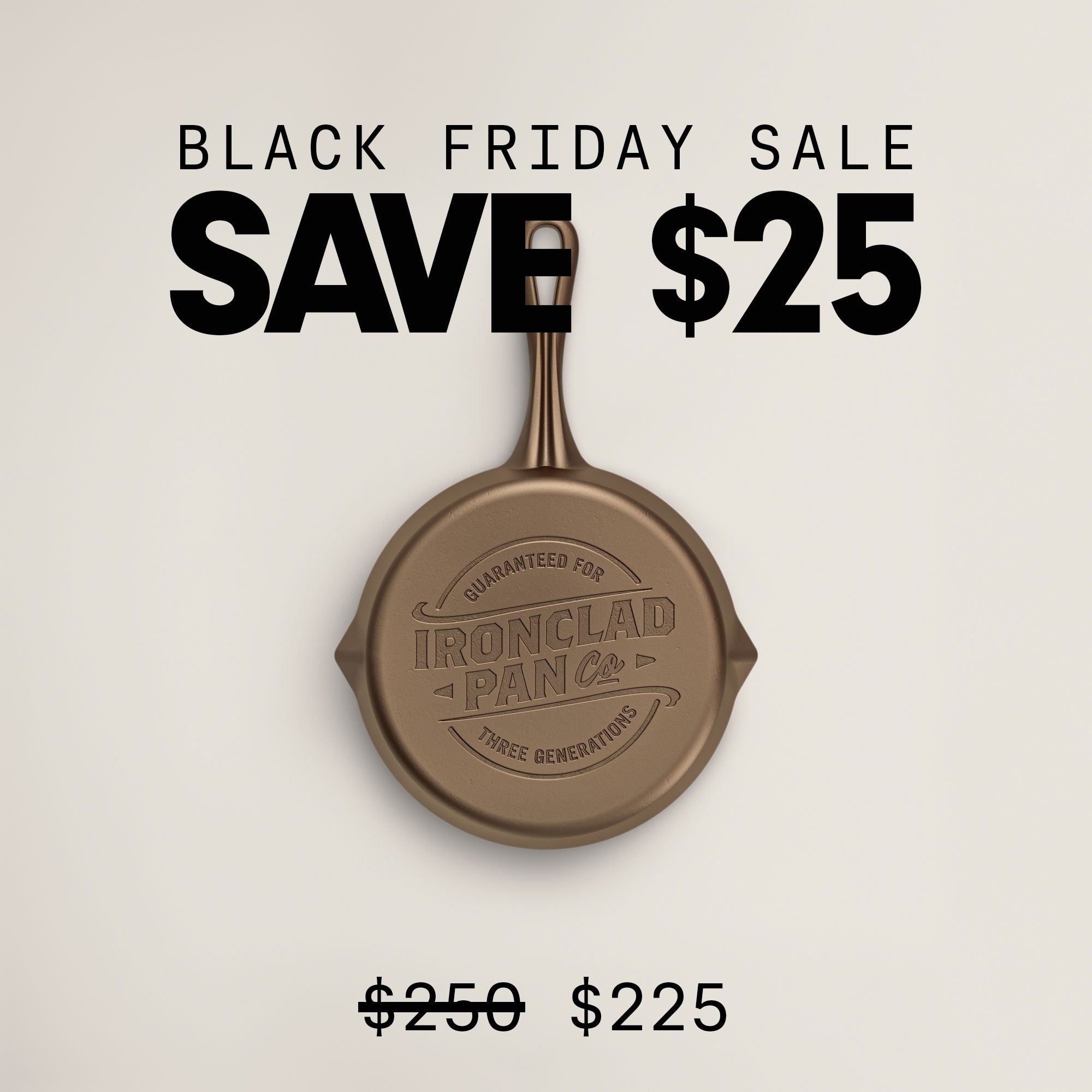 20cm Seasoned Cast Iron Lil Legacy Pan