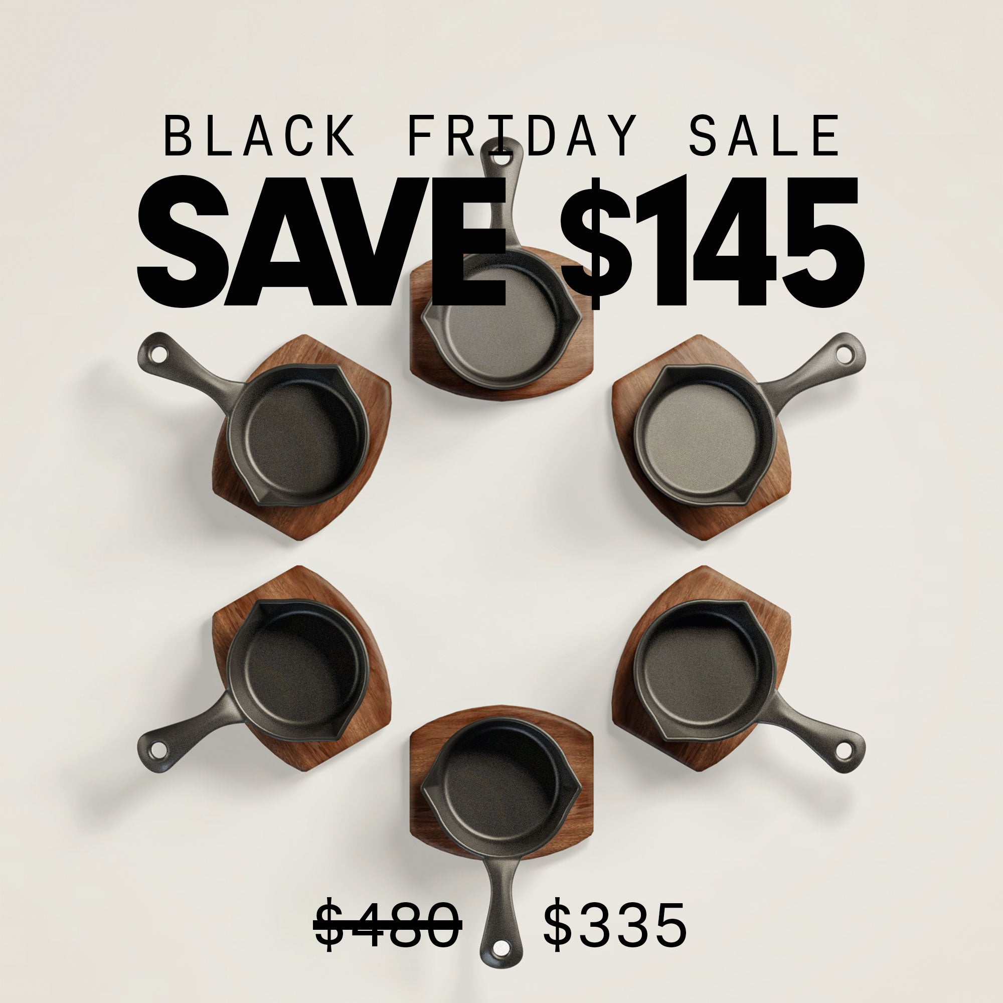 The Ironclad Jr. 10cm Seasoned Cast Iron Pan