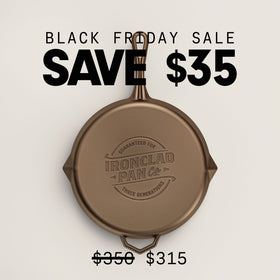 28cm Seasoned Cast Iron Legacy Pan