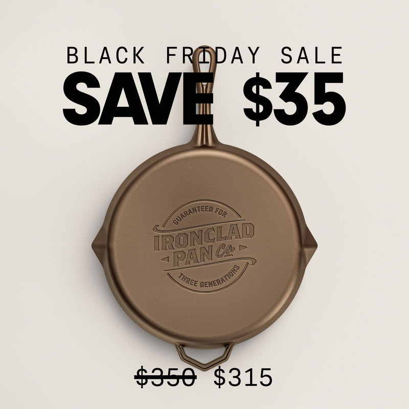 28cm Seasoned Cast Iron Legacy Pan
