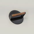 Load image into Gallery viewer, The Burger Press by Ironclad Co. Handcrafted 18cm Cast Iron Burger Smash
