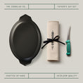 Load image into Gallery viewer, Father’s Day Camp Set by Ironclad Co. Handcrafted Dutch Oven & Ghost Knife
