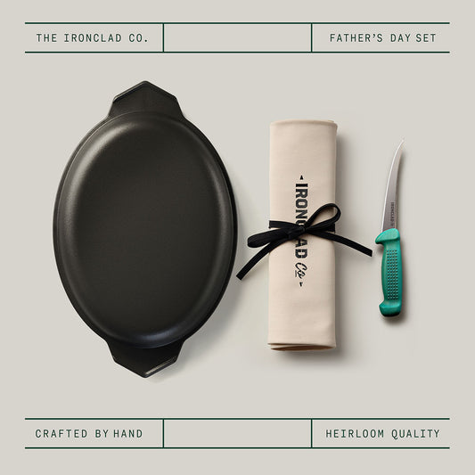 Father’s Day Camp Set by Ironclad Co. Handcrafted Dutch Oven & Ghost Knife