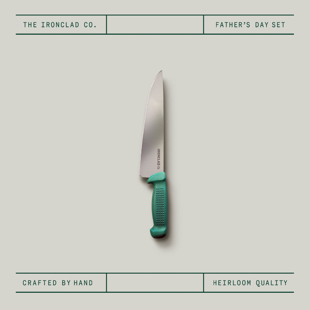 Father’s Day Knife Set by Ironclad Co. Eco-Friendly Ghost Knives & Knife Roll