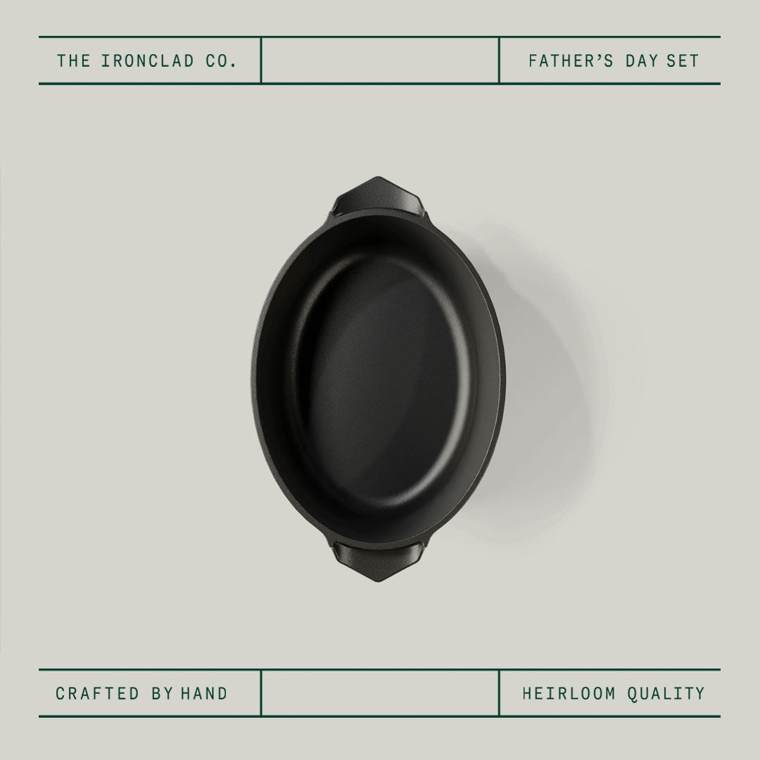 Father’s Day Camp Set by Ironclad Co. Handcrafted Dutch Oven & Ghost Knife