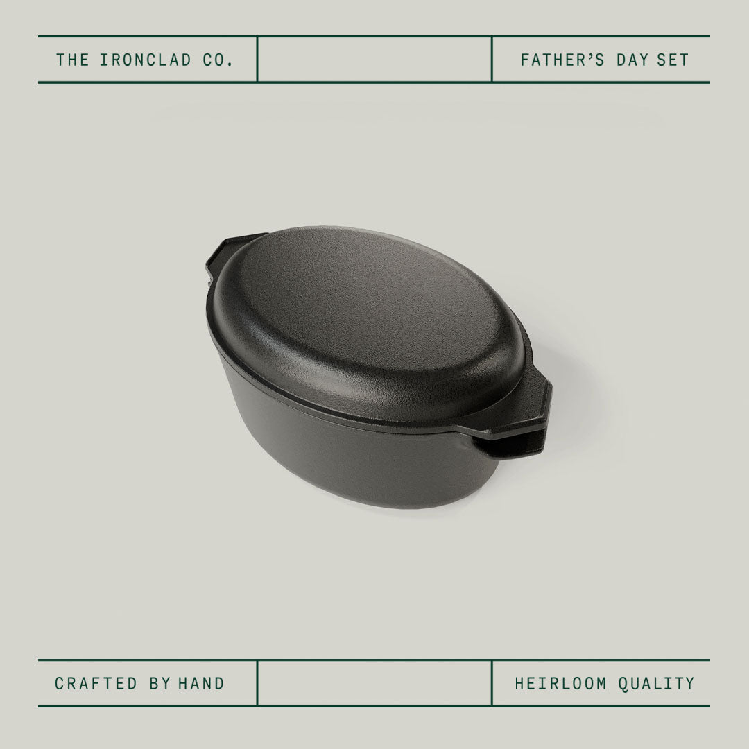 Father’s Day Camp Set by Ironclad Co. Handcrafted Dutch Oven & Ghost Knife